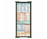 WhiteCoat Clipboard® Trifold - Army Green Physical Therapy Edition